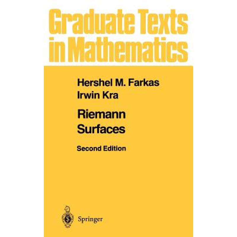 预订 Riemann Surfaces