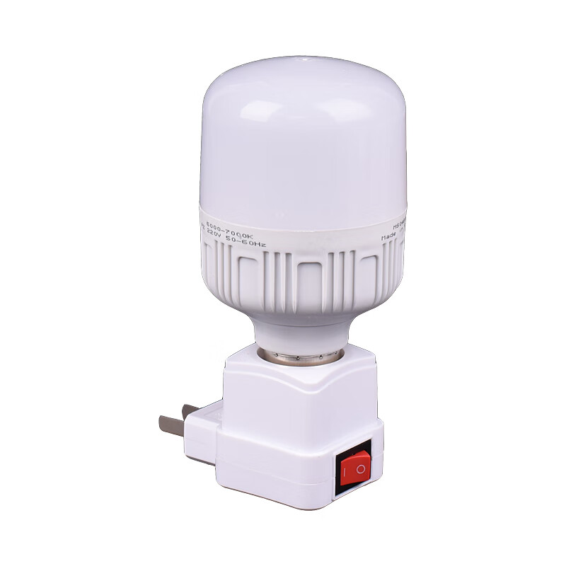 带插头的节能灯 插座灯带开关超亮节能led小夜灯卫生间卧室床头灯泡