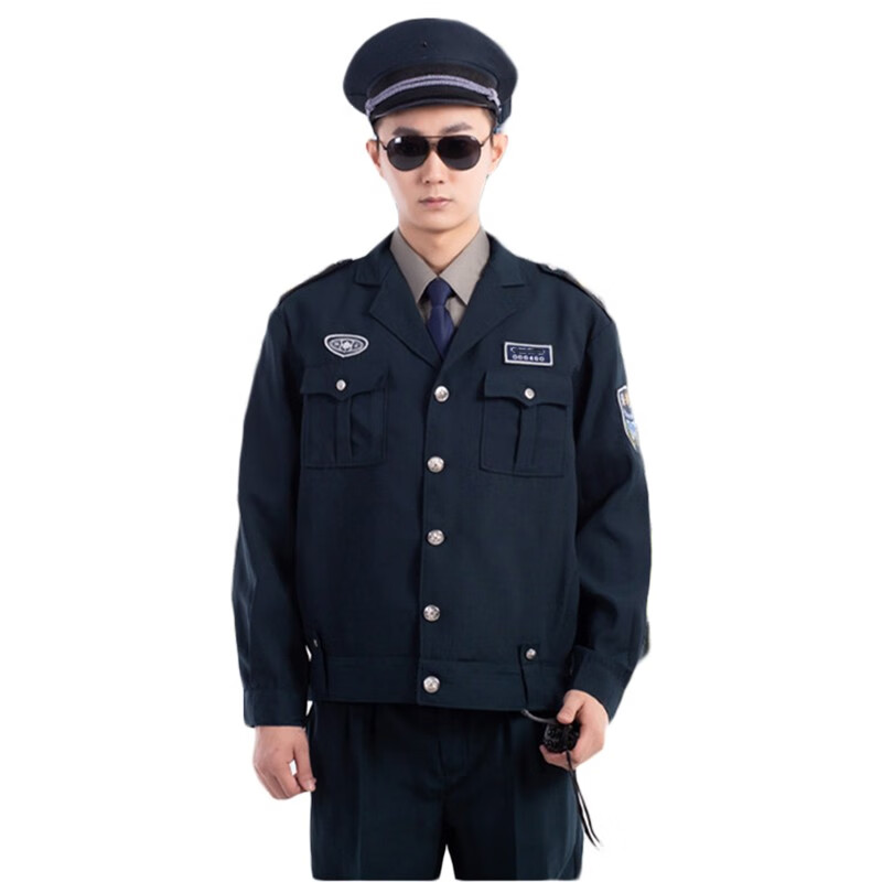 柒亦辰 gst1469 新式保安服春秋工作执勤服春秋常服夹克 墨绿夹克