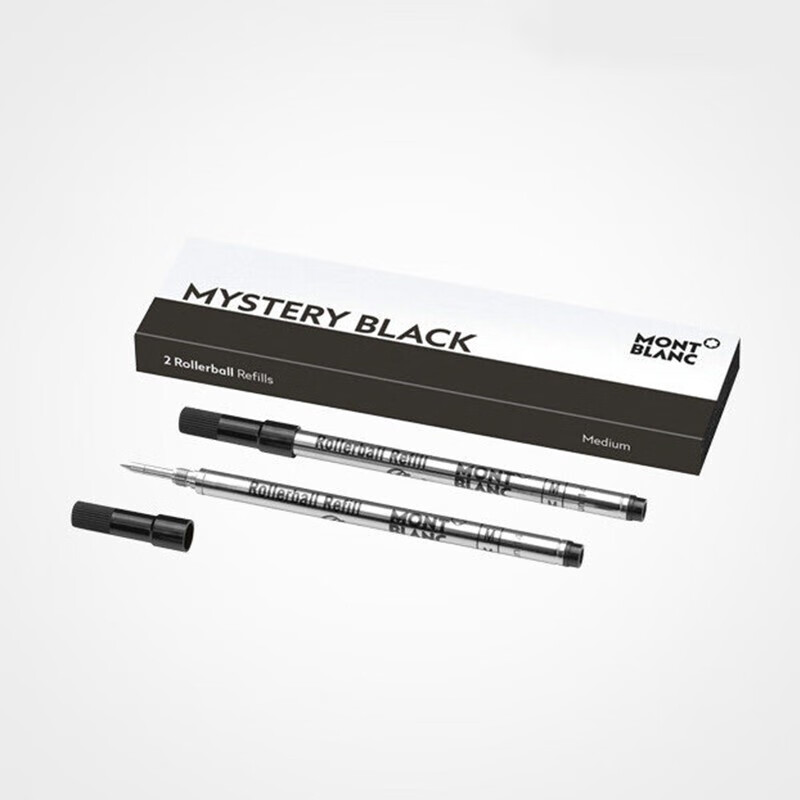 万宝龙(montblanc)全新星际行者系列签字笔专用笔芯2支装b尖幼线笔