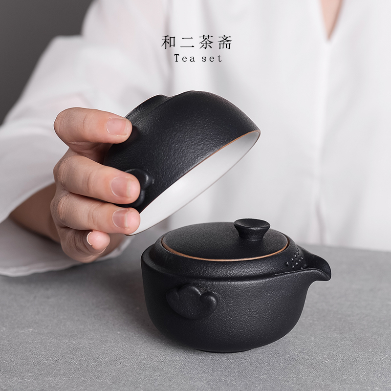 和二茶斋双喜快客杯旅行便携式茶具一壶一杯单人功夫茶杯简易随身泡茶定制 双喜-快客杯（配小便携包）怎么看?