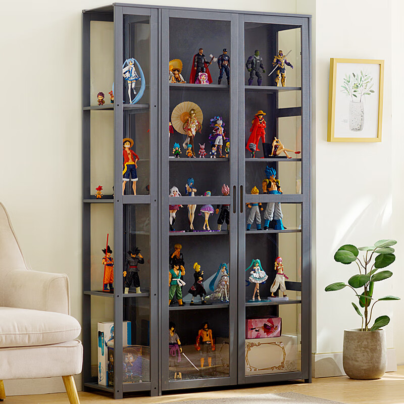 木马人手办柜乐高玩具展示柜陈列柜样品柜超市仓储货架家用亚克力零食