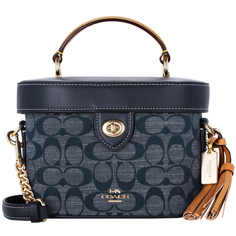 蔻驰coach奥莱男士男包graham拉链公事包黑色