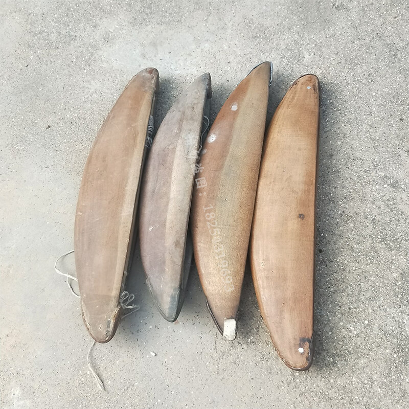 老物件手工老式织布机民间老纺车农具纺织机收藏影视道具摆件 1 梭子