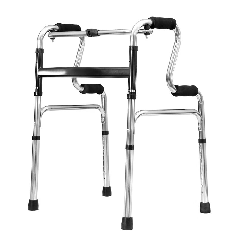 可孚 助行器可折叠老人康复训练行走辅助器铝合金家用医用残疾人骨折老年人助步器 升级款KFZX622（高度8档可调）