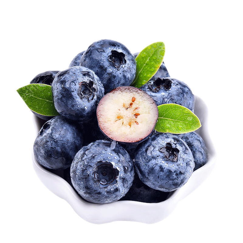 国产高山鲜蓝莓4*125g装 新鲜水果 健康轻食 蓝莓4盒装