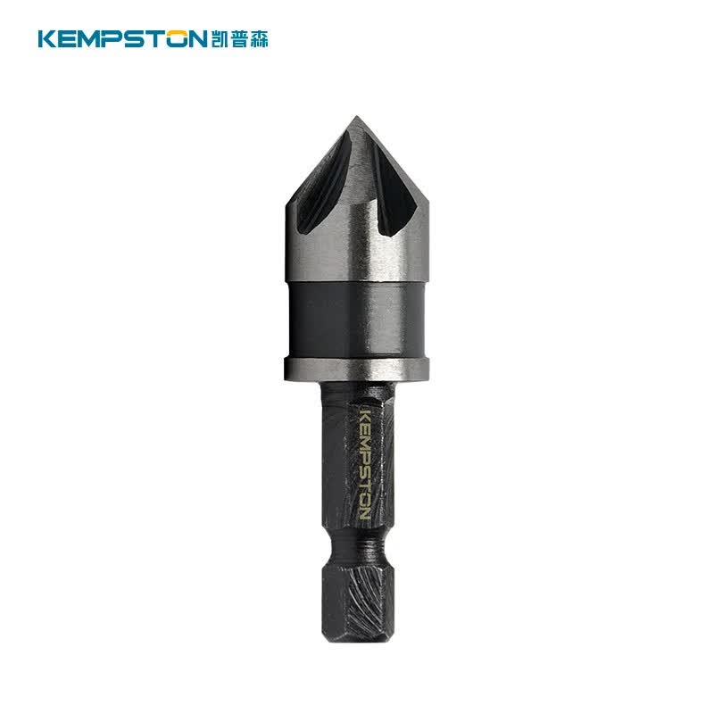 凯普森（Kempston） 凯普森五刃倒角器不锈钢单刃90度扩孔钻锥度螺丝沉孔刀去毛刺 3/4"（19.05mm）