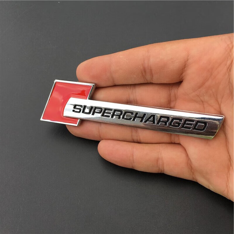 yue)适用奥迪a4l涡轮增压标mtm后尾标志a6l车标a8l车贴路虎捷豹改装