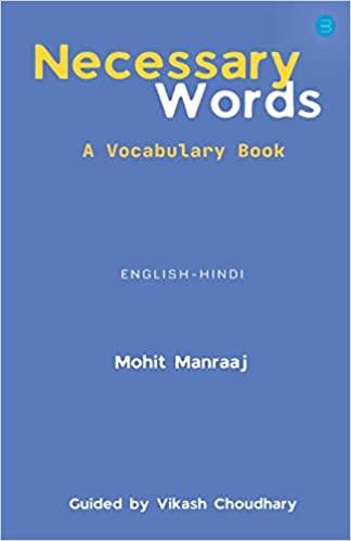 预订 necessary words: a vocabulary book