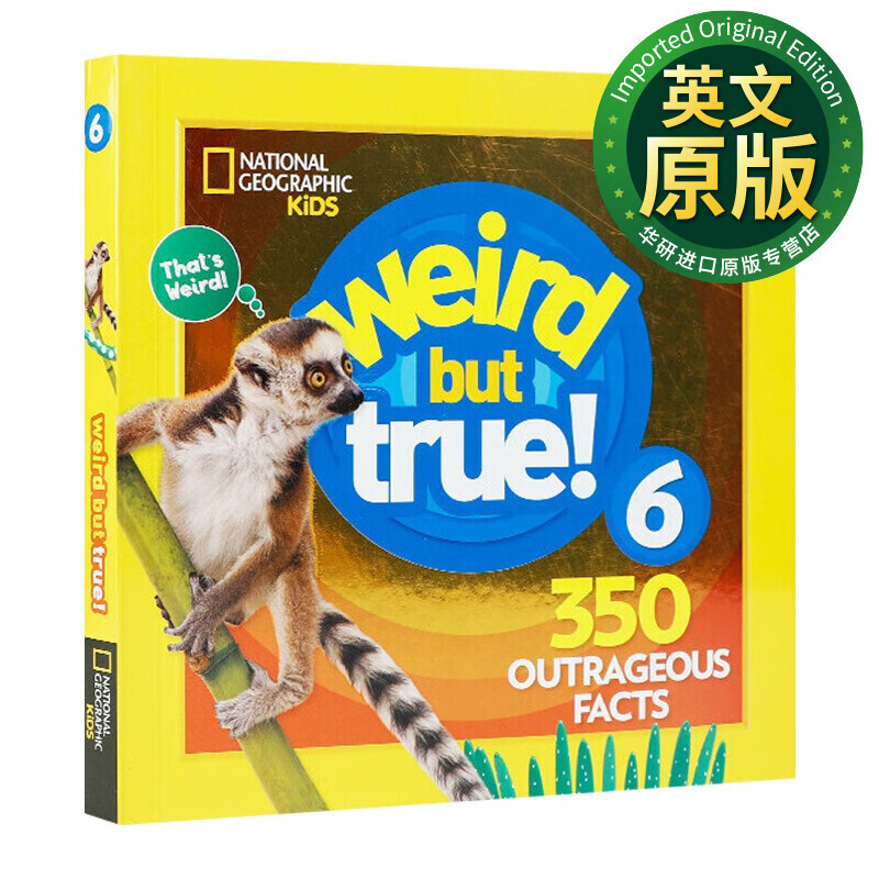 英文原版 真的好奇怪6 weird but true 6: expanded edition 全英文版