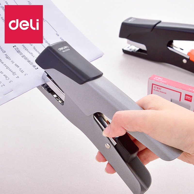 得力(deli) 省力订书机多功能订书器办公家用学生定书机定书器 0358