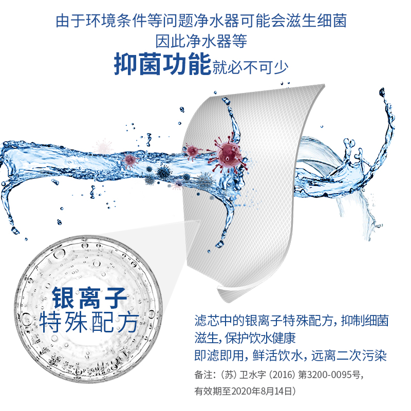 爱惠浦（Everpure） 净水器家用 大流量0废水 3000L通量净水机 EF-900P升级版