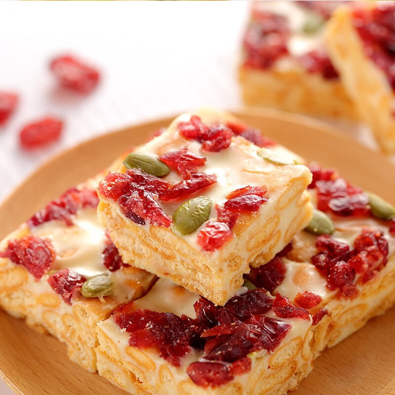 味滋源休闲零食宅家追剧出游饱腹代餐懒人速食小零食 雪花酥 500g 1箱