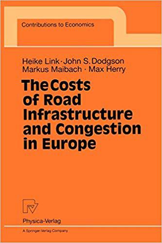 预订 the costs of road infrastructure and congestion in europe