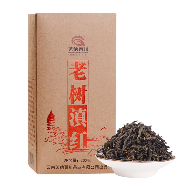 茗纳百川 老树滇红茶云南凤庆特级古树红茶 300克