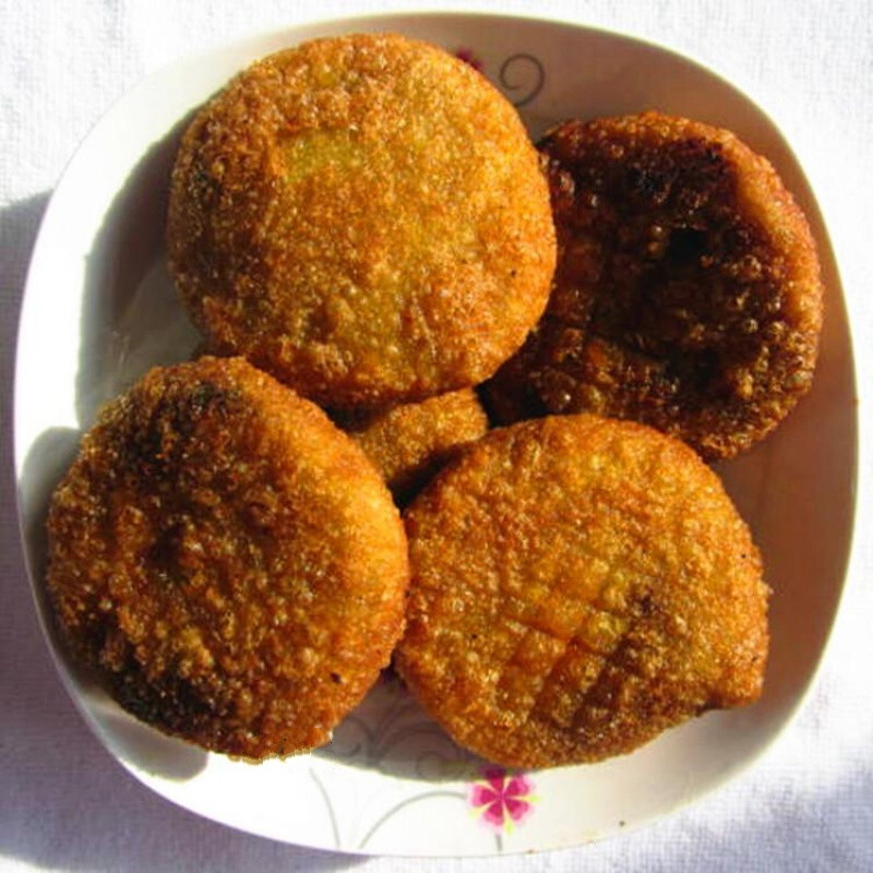 健到山西特产 黄米面油炸糕 红豆馅油糕 粘糕年糕10个