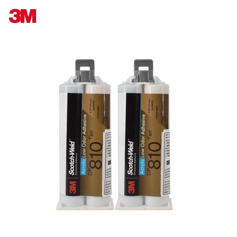 3M DP810胶水快速固化高抗冲击性强力金属玻璃亚克力木材陶瓷丙烯酸ab胶结构胶 50ml/1支