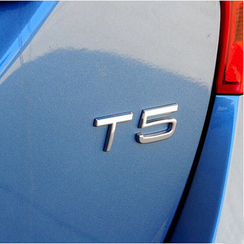 沃尔沃车标AWD T5 T6后标志 S60L XC60 V40 XC90改装尾标 贴标 T5+AWD标