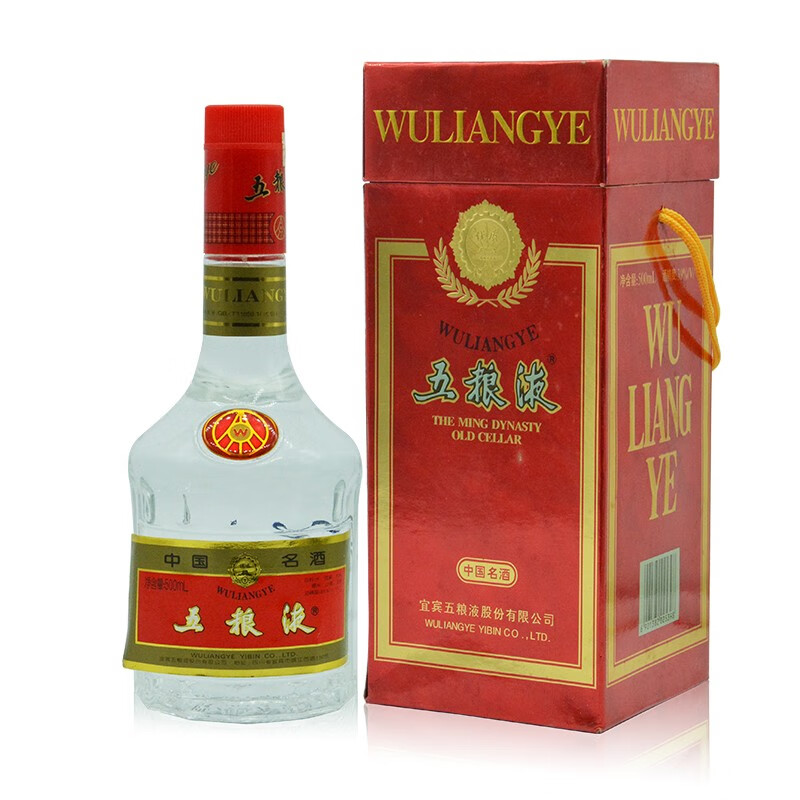 五粮液(wuliangye)老酒收藏2000-2003年份天地盖红盒39度老白酒  单瓶