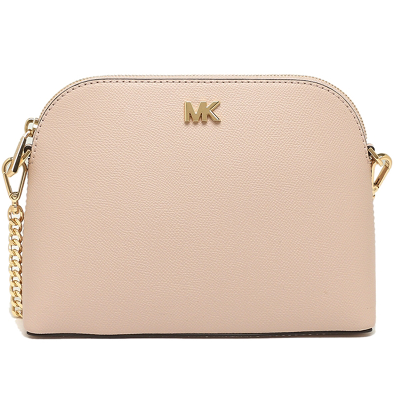 迈克.科尔斯（MICHAEL KORS）MK Crossbodies系列皮革链条贝壳包 小号 粉色 32S9GF5C3L SOFT PINK