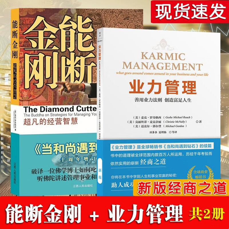 能断金刚-超凡的经营智慧(《当和尚遇到钻石》十周年增订版)+业力管理（新版）【共2册】麦克·罗奇格西 著