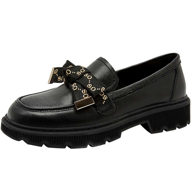 ZHR成为女性的最爱——乐福鞋女复古厚底蝴蝶结单鞋价格走势及评测