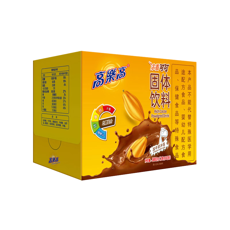 高乐高固体饮料-浓厚口感，稳定价格的健康选择|京东查冲饮谷物价格走势