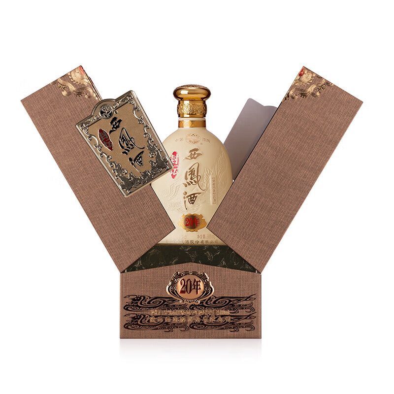 西凤酒封坛【正品保障】10年/20年 52度凤香型高端礼赠商务用白酒 52度 500mL 6瓶 封坛20年【整箱装】