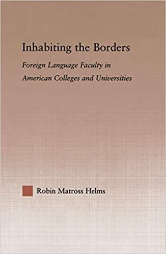预订 inhabiting the borders: foreign language faculty in