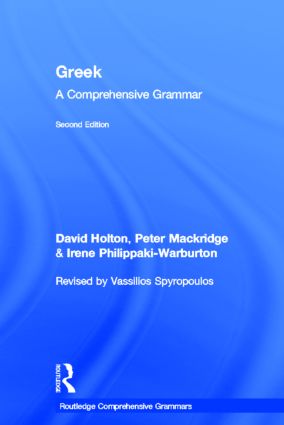 预订 greek: a comprehensive grammar of the modern language