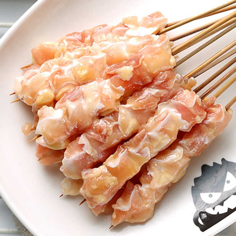 木屋烧烤掌中宝鸡脆骨腌制户外烧烤半成品鸡软骨10串