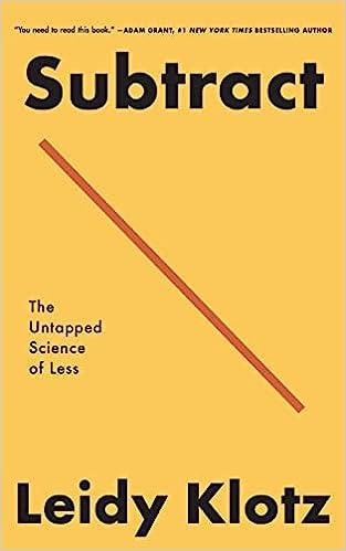 预订 subtract: the untapped science of less