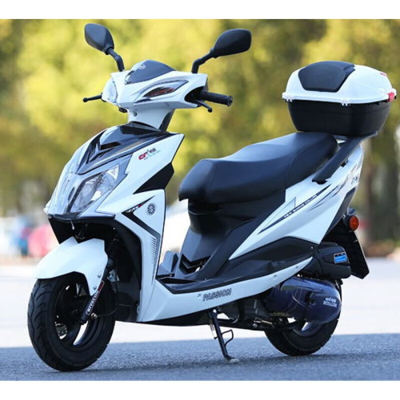 新款125c踏板车摩托车国四电喷燃油助力车整车外卖省油可上牌 尚领