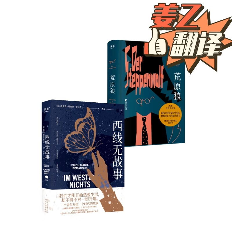 荒原狼+西线无战事(套装2册) 黑塞 姜