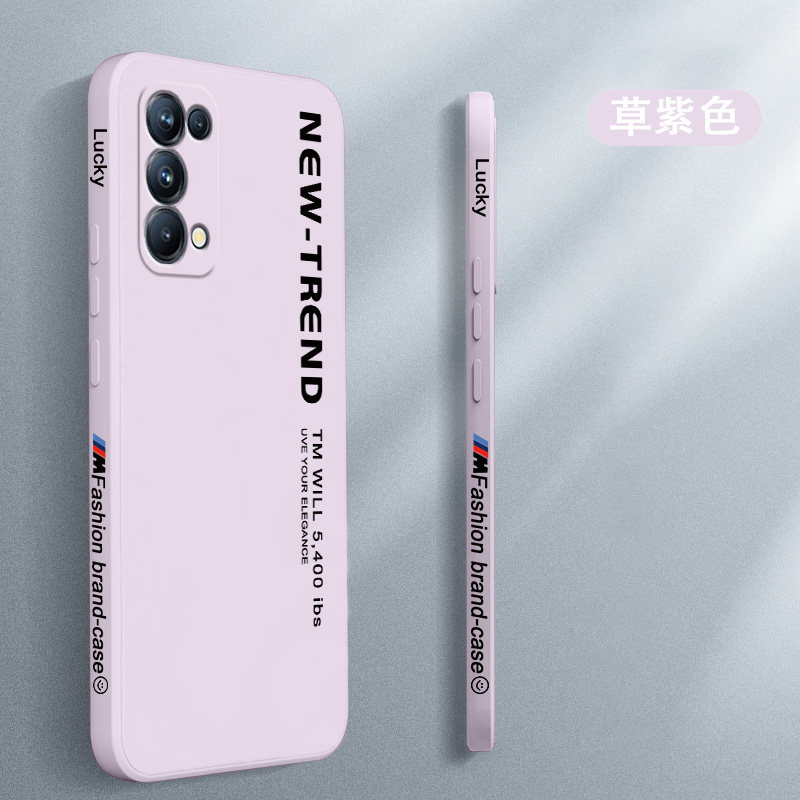 豆图 opporeno5k手机壳2021新款pegm10液态直边软套opporeno55g女poop
