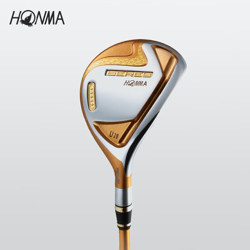 HONMABERES 07高尔夫球杆星级UT男士铁木杆多功能杆混合木 碳素杆身 二星-SR-U19°