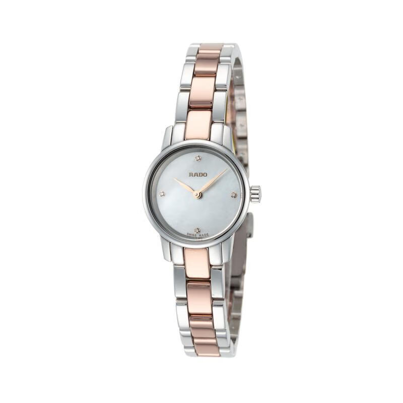 雷达(rado)女士腕表c-classic r22890942 21 毫米珍珠母贝表盘不锈钢