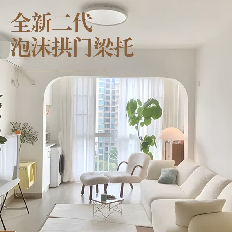 拱门石膏梁托造型法式圆弧门框门套客厅改造拱形门垭口泡沫角 尺寸