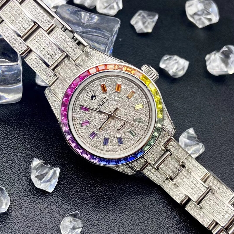 【二手99新】劳力士女表日志系列6917自动机械腕表18k黄金 精钢 内钻