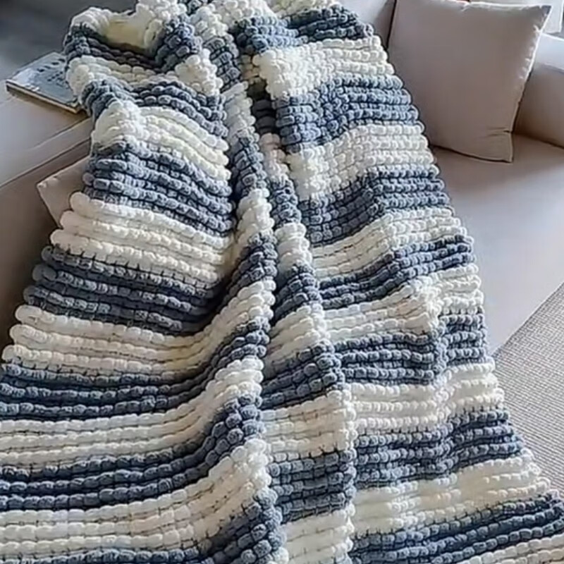 帝行(dixing)球球线编织盖毯diy毯子解闷手工粗毛线坐垫织毛毯毛球线