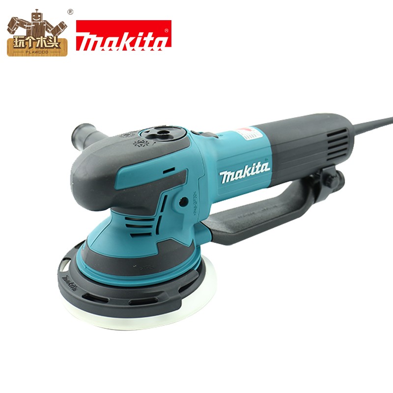 牧田(makita)电动工具bo6050j盘式轨道砂光机 抛光机无尘木工打磨机
