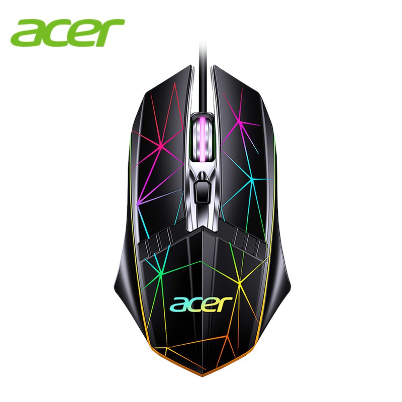 宏碁（acer）鼠标 有线鼠标 游戏鼠标 星辰版黑色