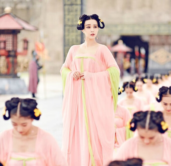 馨兰芙曼 中国风唐朝服装女古装唐朝少女服装女款汉元素襦裙少女活动