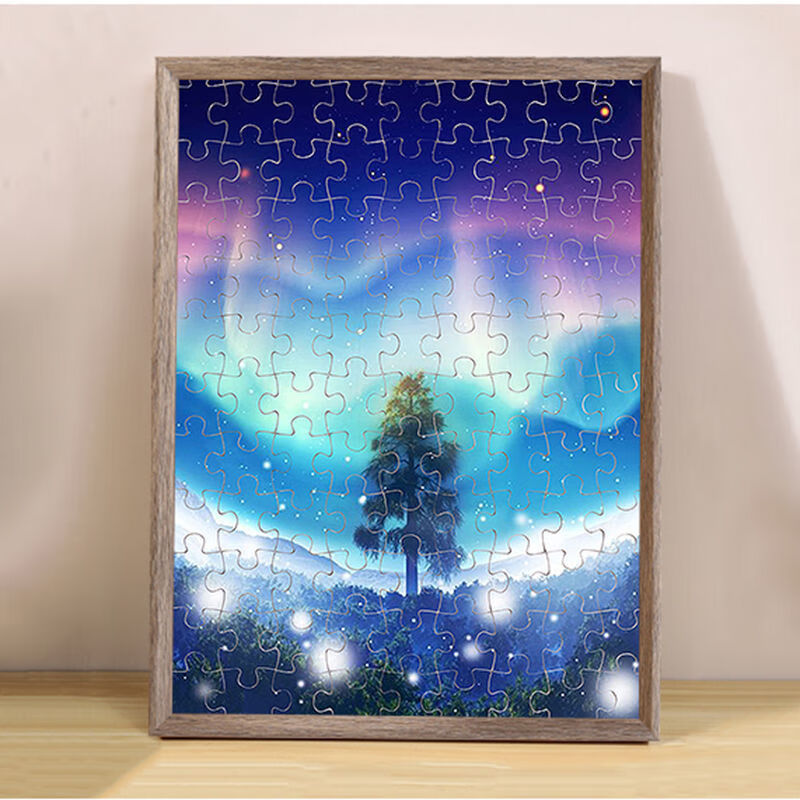 拼图裱框1000片拼图相框70×50×75平图700×500亚克力国潮2000片5