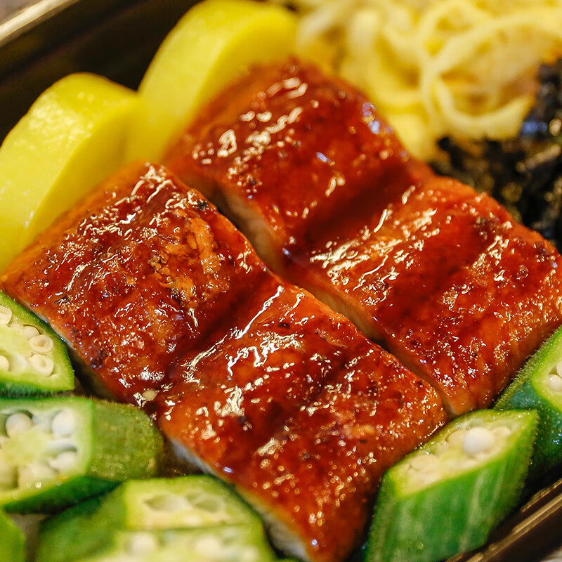 鲜有志50-80p蒲烧鳗鱼活鳗烤制包寿司台湾饭团串烧便当鳗鱼饭鳗鱼寿司
