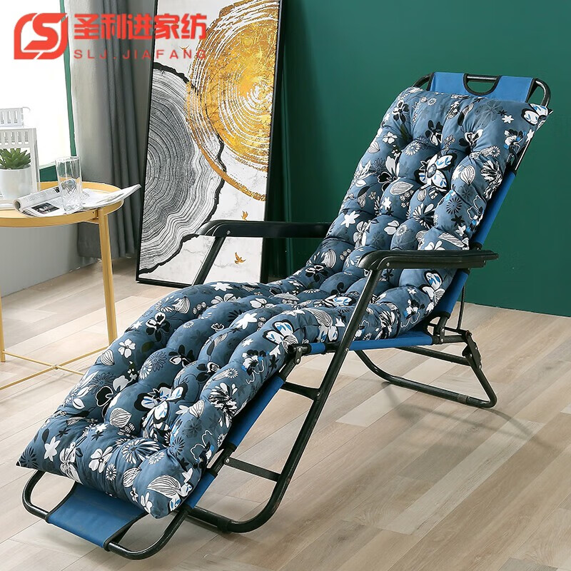 圣利进躺椅垫子空调间通用可水洗折叠睡椅藤椅垫子摇椅老人椅坐垫靠背 忆江南 宽48厘米长120厘米