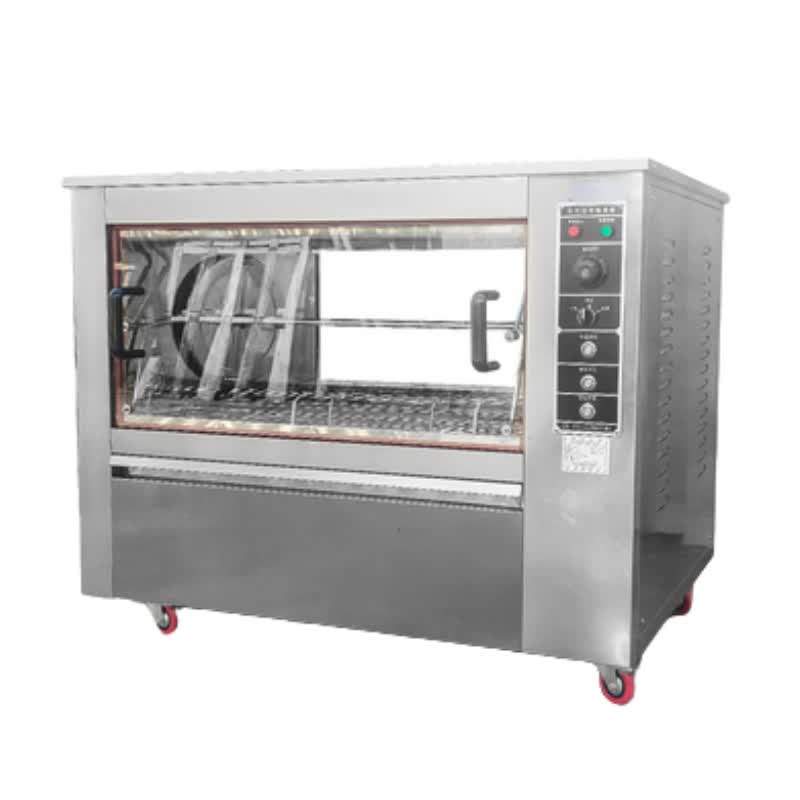 苏勒 全自动电热烤鸡架炉商用烤鸡腿旋转烤禽箱燃气烤地瓜大容量烤箱