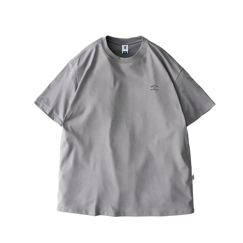 ben.panda熊猫本短袖男鱼系列240g 灰色 l