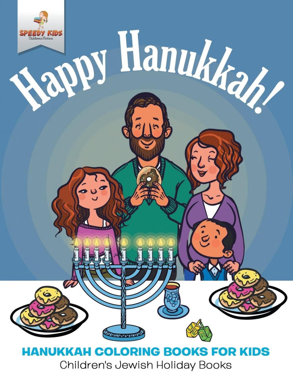 【预售 按需印刷】happy hanukkah - hanukkah coloring books for