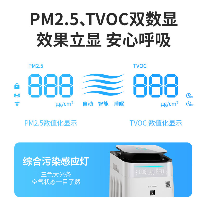 夏普FP-CJ100-W空气净化器质量怎么样?讲讲用后感受